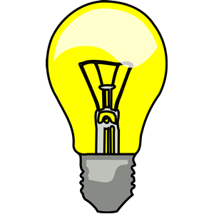 Light bulb clip art png