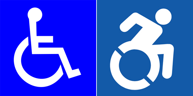 BBC News - Is it time for a new wheelchair access icon?