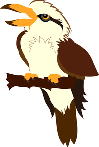 Kookaburra Clipart Image - Australian Kookaburra Bird - ClipArt ...