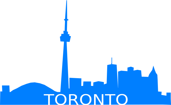 Toronto Skyline clip art - vector clip art online, royalty free ...