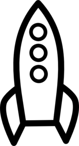 Rocket Ship Stencil - ClipArt Best