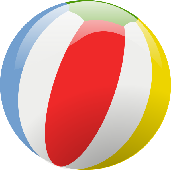 Beach Ball Clip Art - vector clip art online, royalty ...