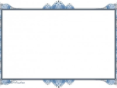 Free Blue Abstract Border Certificates Backgrounds For PowerPoint ...