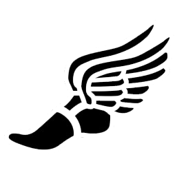 Track And Field Winged Foot - ClipArt Best