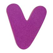 Hobbycraft Glitter Foam Letter V Pink | Hobbycraft