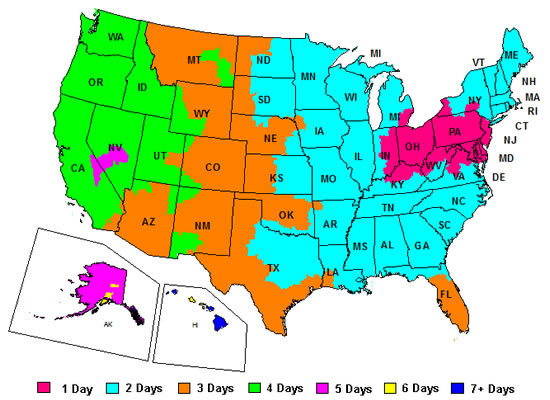 Printable Us Time Zone Map - ClipArt Best