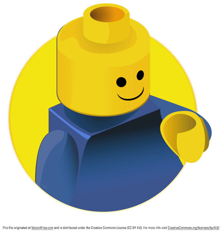 Lego clip art vector 6 graphics - Clipartix