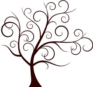 Swirl Tree Clipart