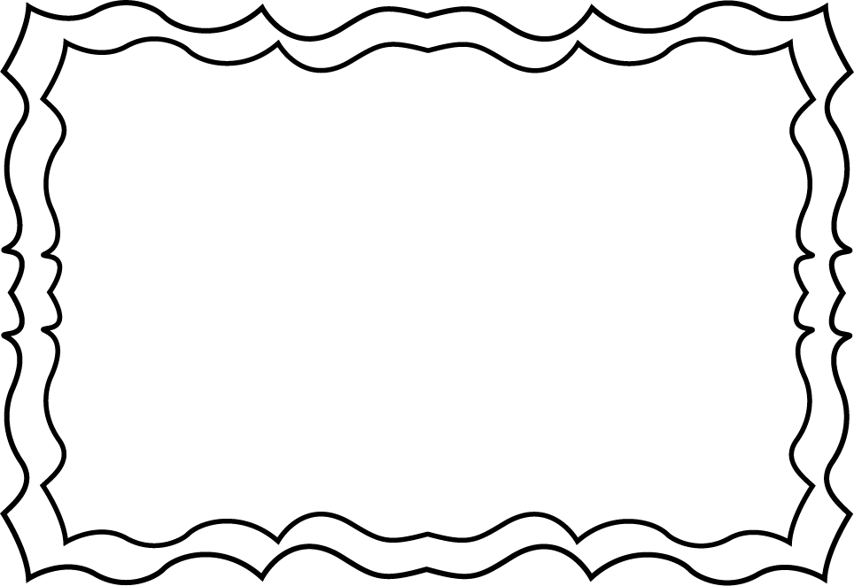 Clipart border black and white