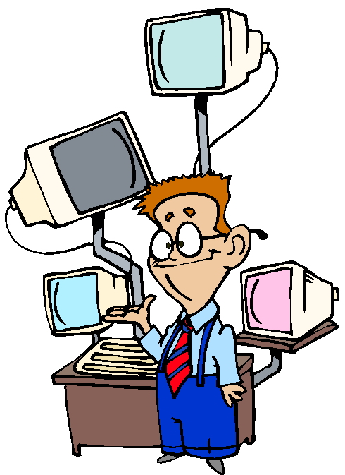 Clip Art Computer Nerd Clipart