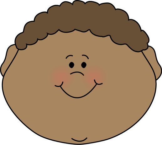 Boy face clipart free