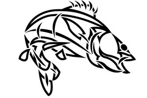 Skeleton Fish Tribal - ClipArt Best