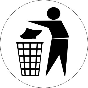 Doctormo Put Rubbish In Bin Signs clip art - vector clip art ...