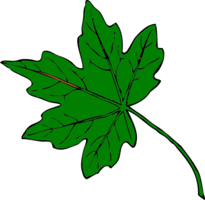 Green Leaf Clip Art - Tumundografico