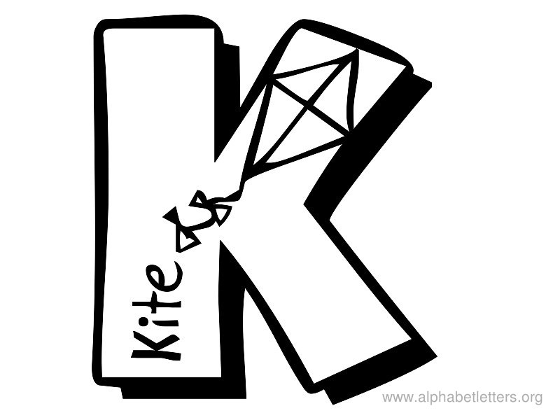 Clipart letter k