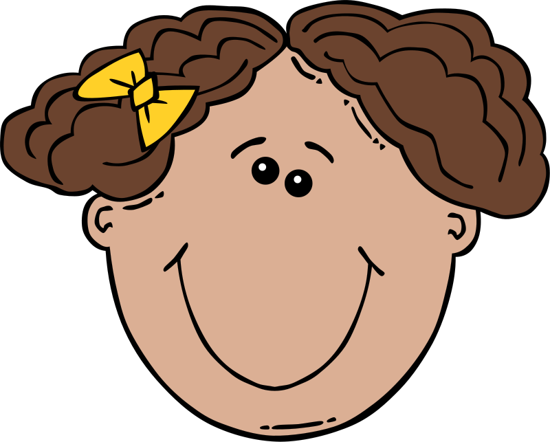 Girl face clipart png - ClipartFox