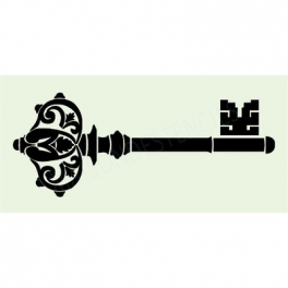 Skeleton Key F Stencil