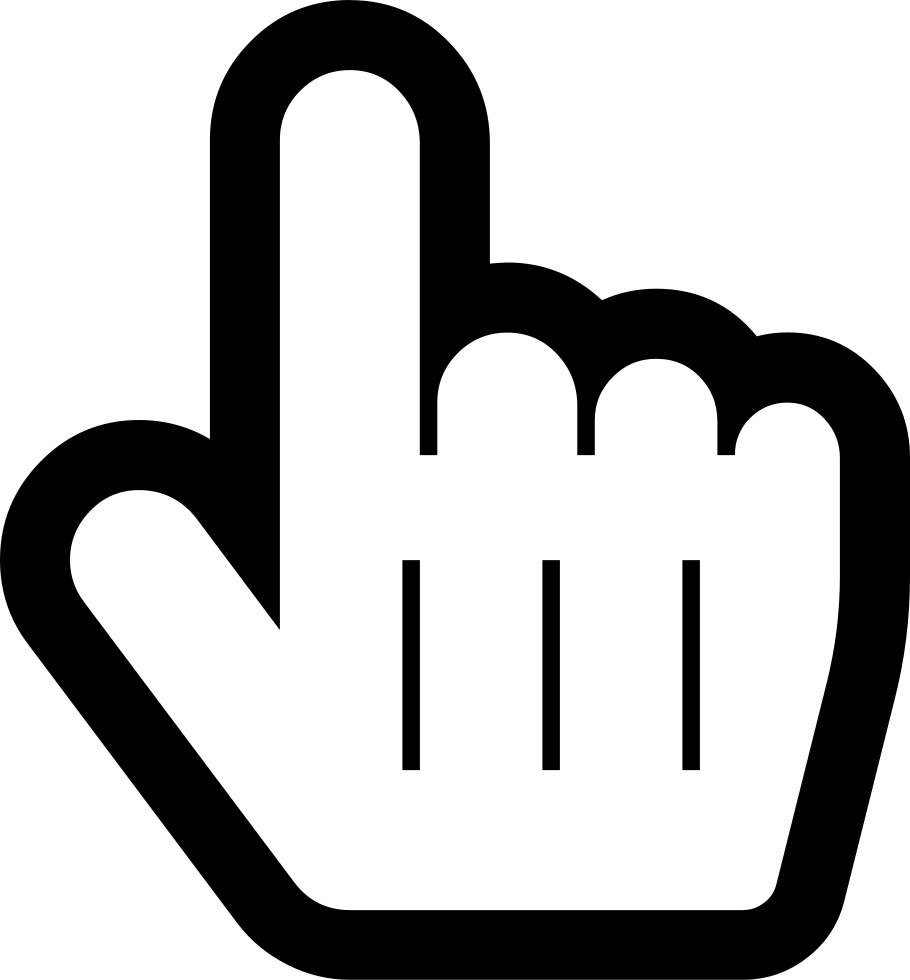 File Hand Cursor Svg Mouse Pointer Hand Png Transpare