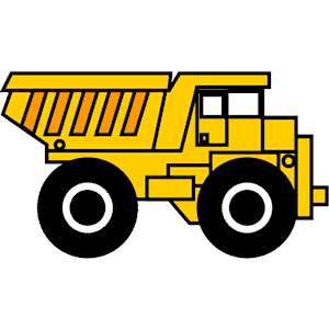 Yellow truck clipart