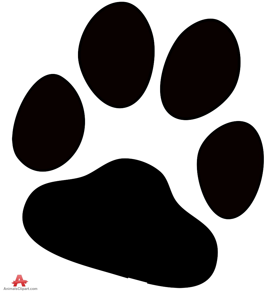 Clipart of dog paw