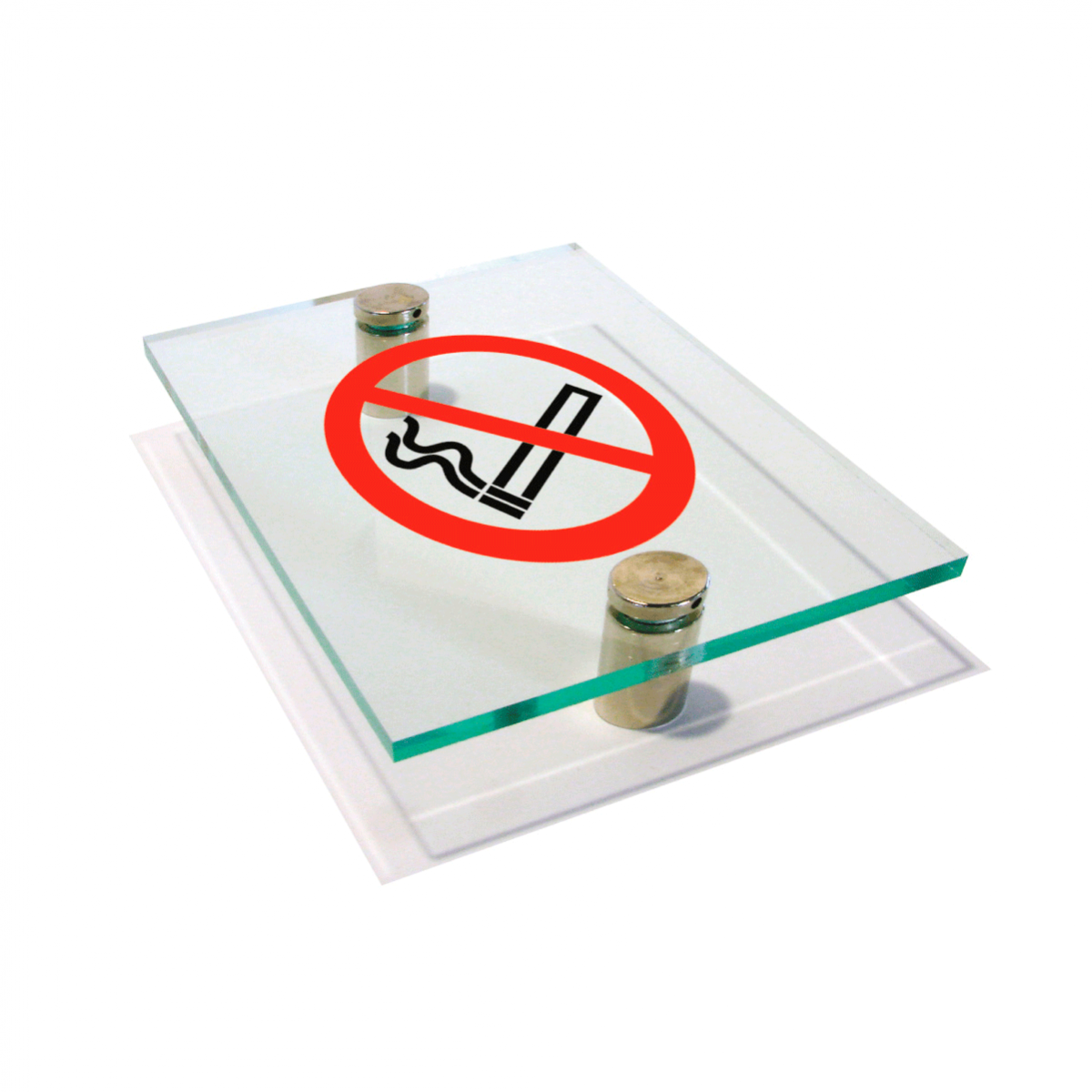 No Smoking Symbol Safety Sign From BiGDUG - Clear Acrylic Sign ...