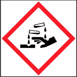 SK Signs & Labels - New International Corrosive Symbol - Dangerous ...