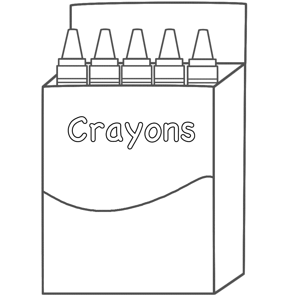 Crayon Coloring Page | Other | Kids Coloring Pages Printable