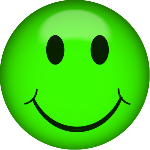 smiley face, green smiley face - Free Clipart Images