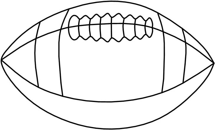 Football Line Drawing - ClipArt Best