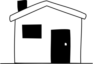 House Clip Art Black And White - Free Clipart Images