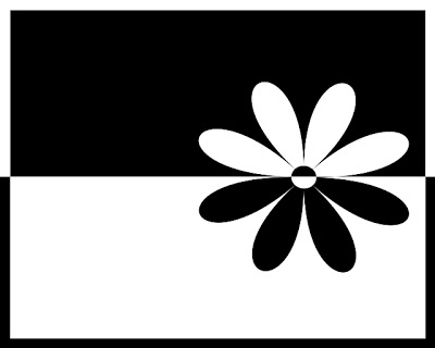 The Black White Flower