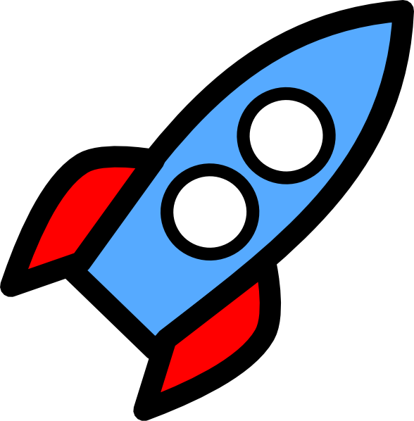 Art Animated Rocket Ship