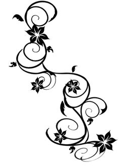 Flower Vine Tattoos | Vine Tattoos, Vine Foot Tattoos ...