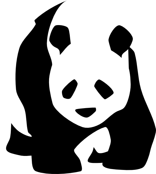 Panda clip art Free Vector / 4Vector