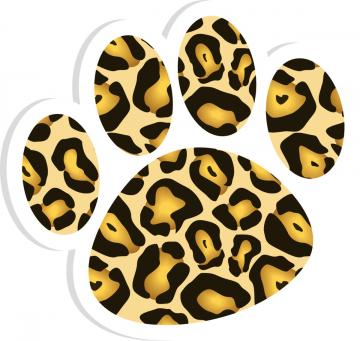 Cheetah print clipart free