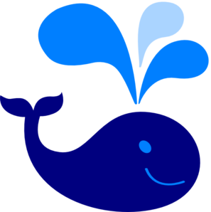 Clipart blue whale