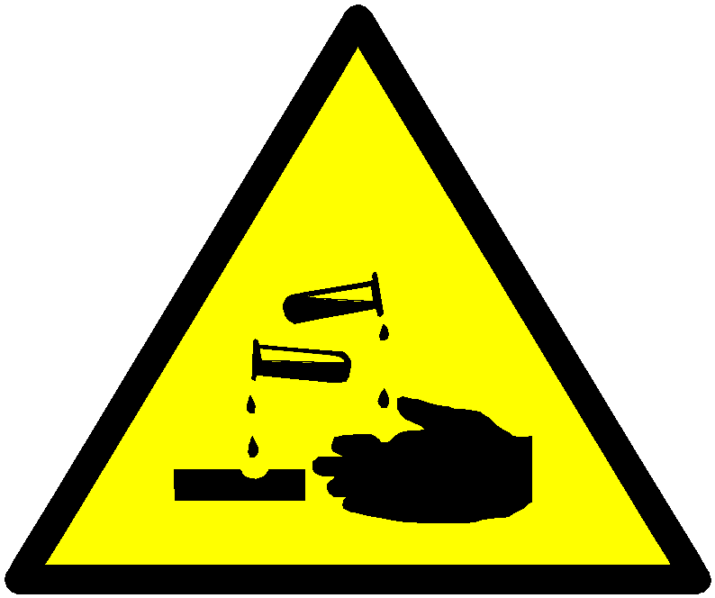 Caution Corrosive Material - ClipArt Best