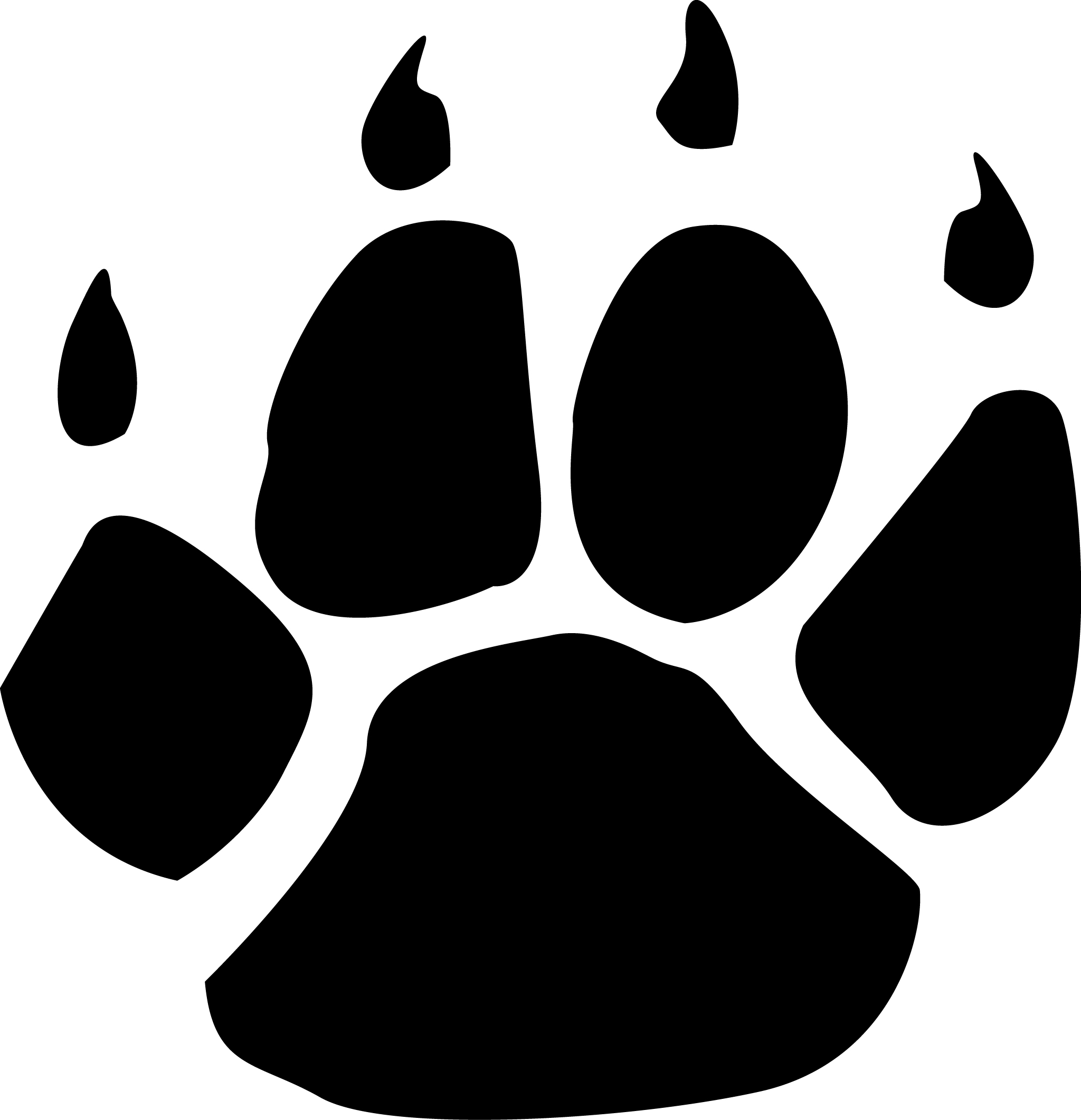pictures of cat paw prints