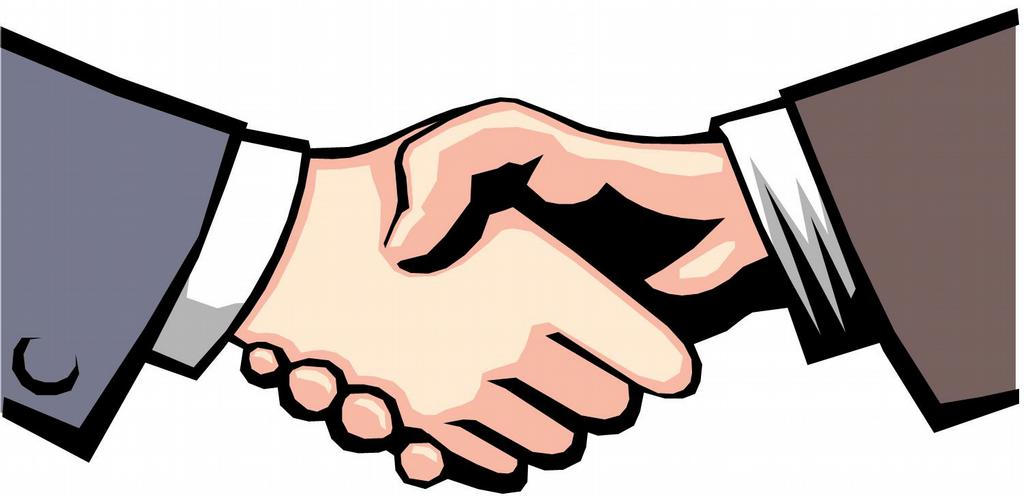 People shaking hands clipart