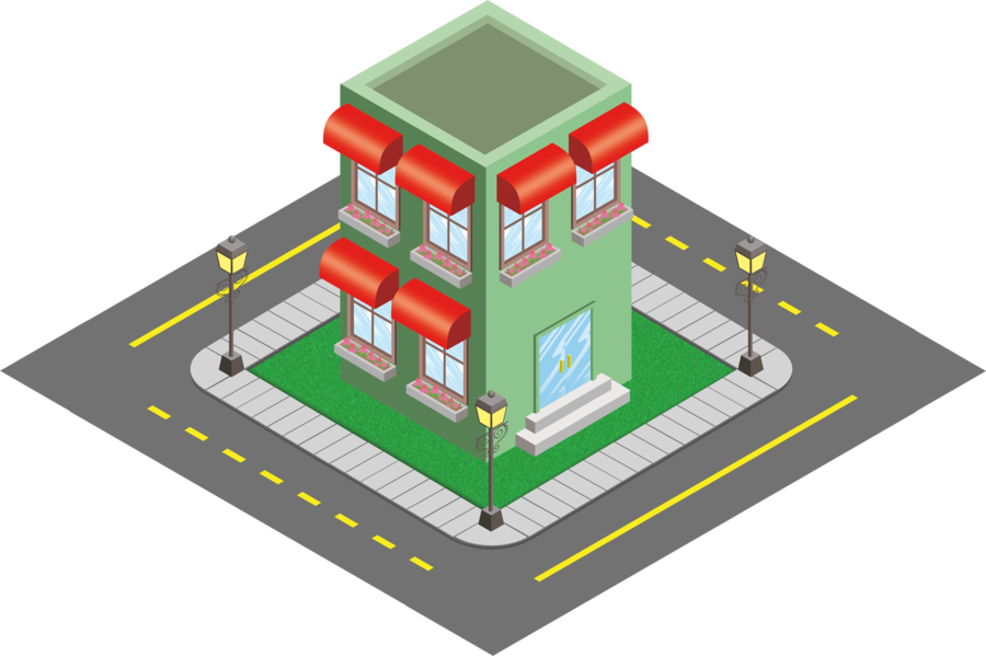 deviantART: More Like Isometric House + Car. by