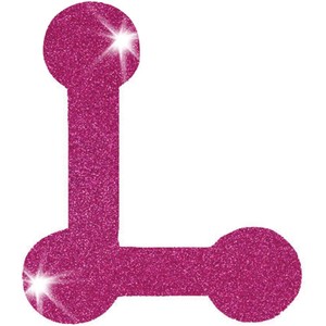 Fibre Craft Glitter Foam Alphabet Letters, L, 6-Inch - Polyvore