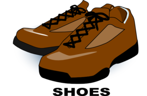 Men's Shoes Clipart