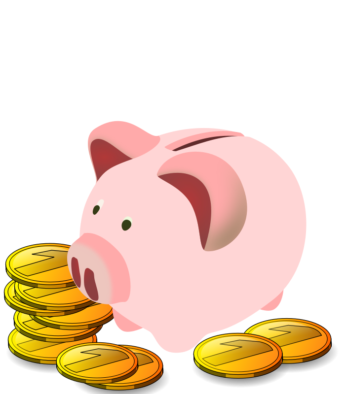 Clipart piggy bank - ClipartFox