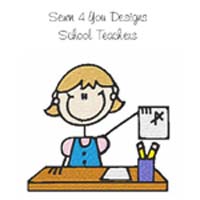 Sewn 4 You Designs~Stick Figure Embroidery Designs