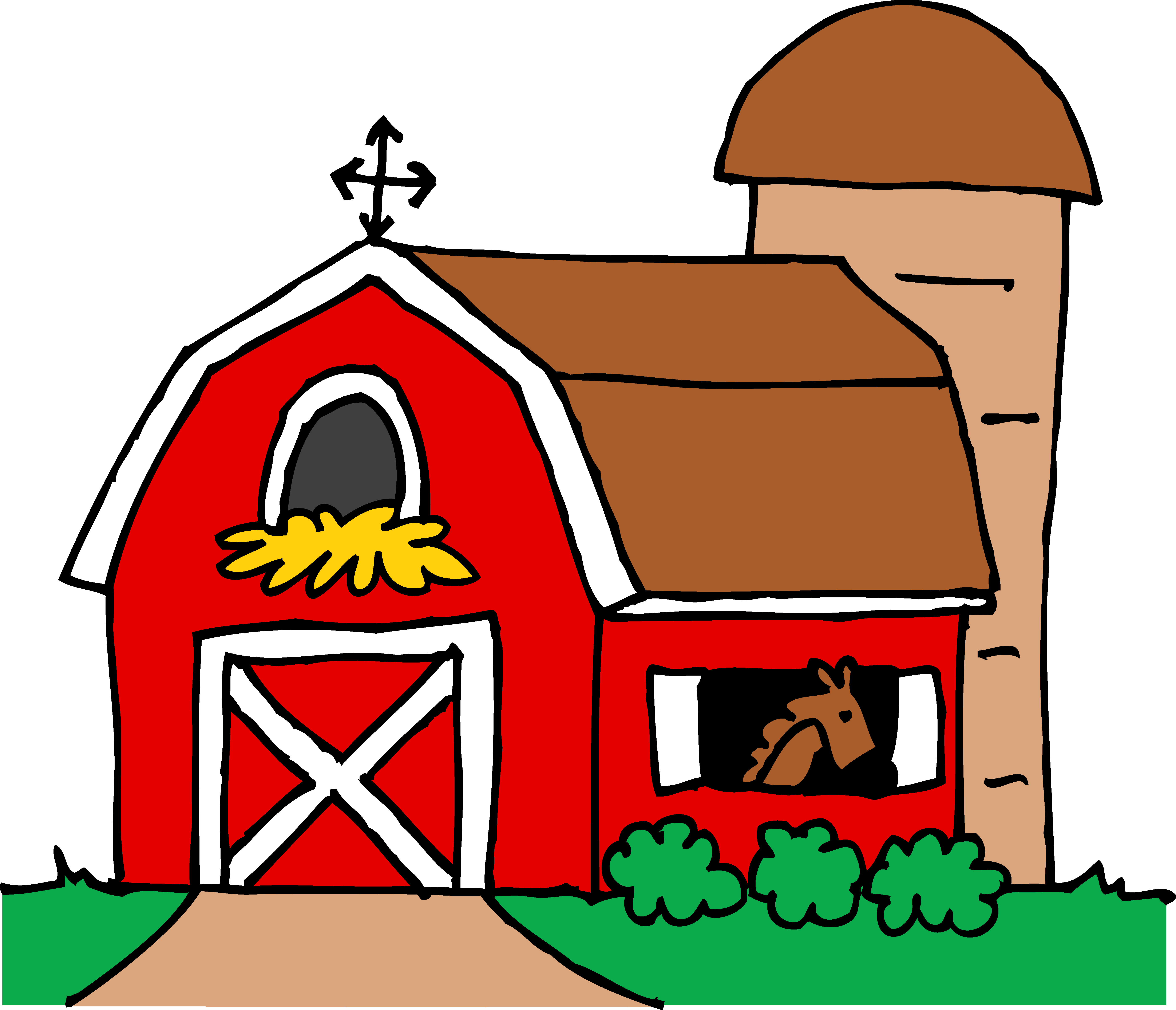 Red barn clip art