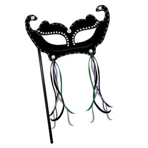 Masquerade Ball Black And White Clipart