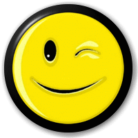 Smiley Wink" 25mm Pin Button Badge ? VIEW ALL DESIGNS ? Big ...