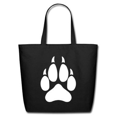 Wolf Paw Tote Bag ID: 8221001