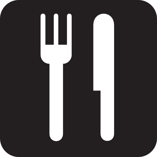 Food Service Black clip art Free Vector