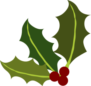 Holly Leaf Corner Clip Art - vector clip art online ...